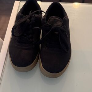 Nike Black Sneakers with Brown Soles